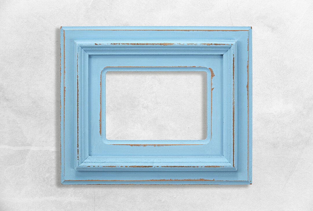 Rustic Wood Photo Frame Distressed Style Farmhouse Style Vintage Rough ...