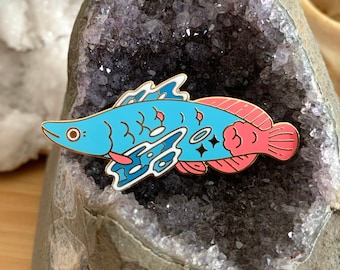 Arapaima Enamel Pin