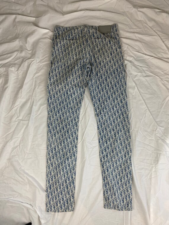Blue Dior Monogram Pants - Etsy Australia