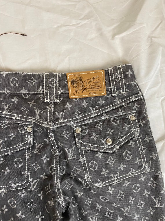 Black Louis Vuitton Denim Monogram 