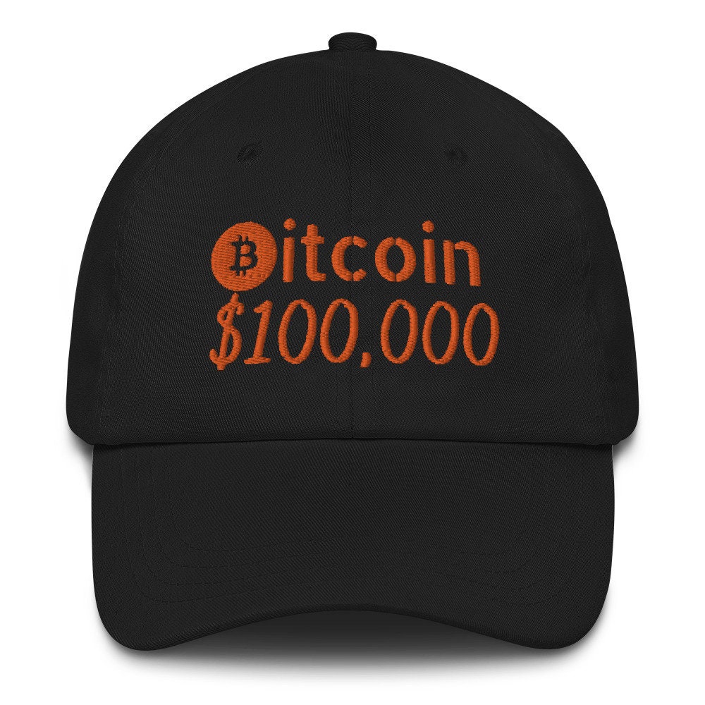 Bitcoin 100,000 Baseball Cap Hat for Bitcoin Fanatics - Etsy