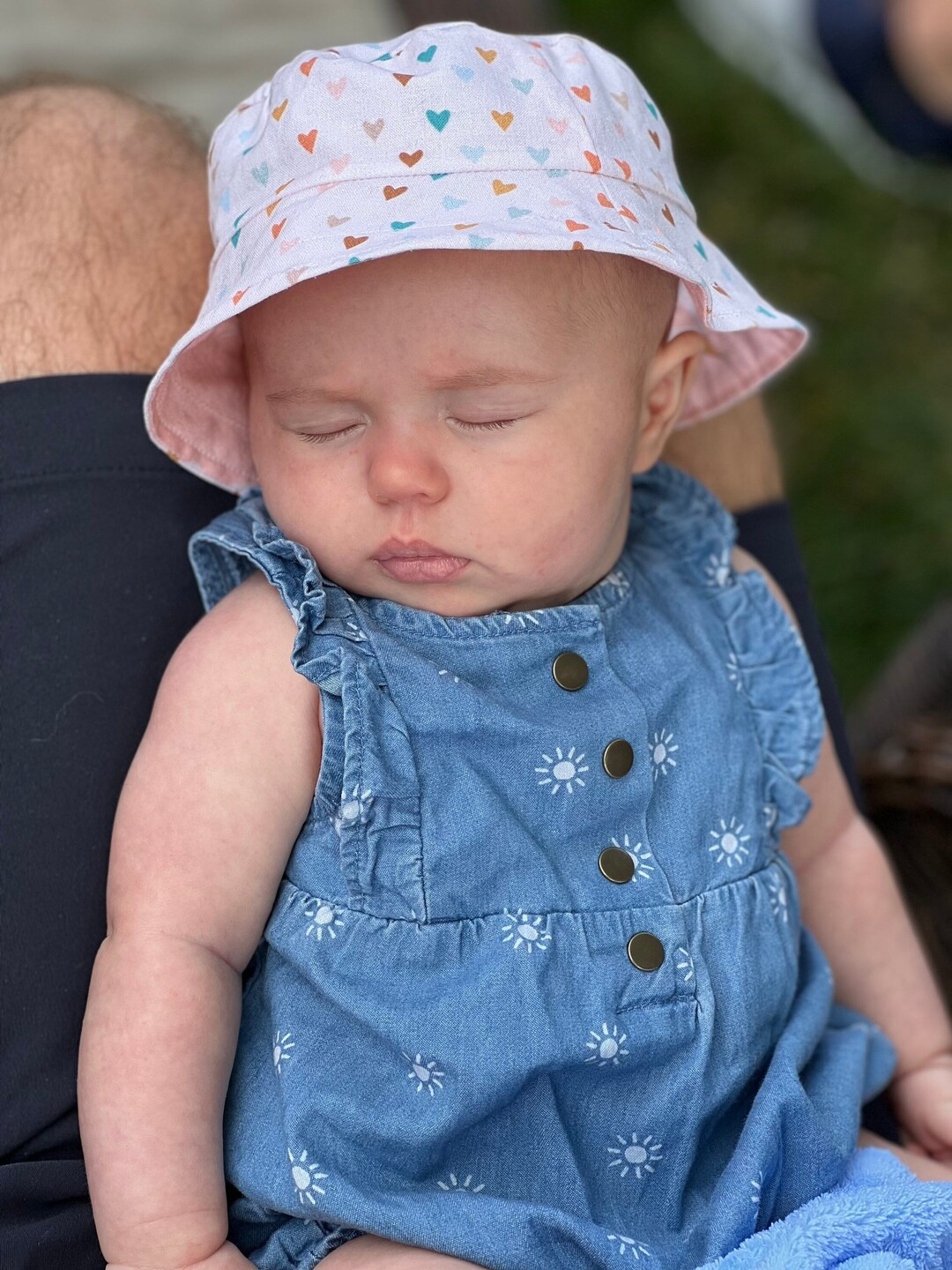 Reversible Bucket Hat for Baby Cotton Bucket Hat Infant Hat Etsy