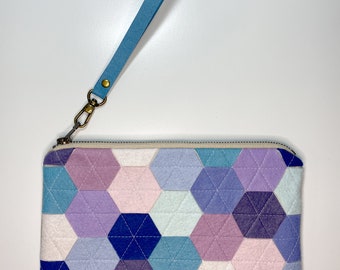Merino Wool Clutch Sustainable Handmade Design
