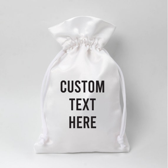 Set of 40 Custom Gift Bag Custom Personalized Favor Bag Christmas