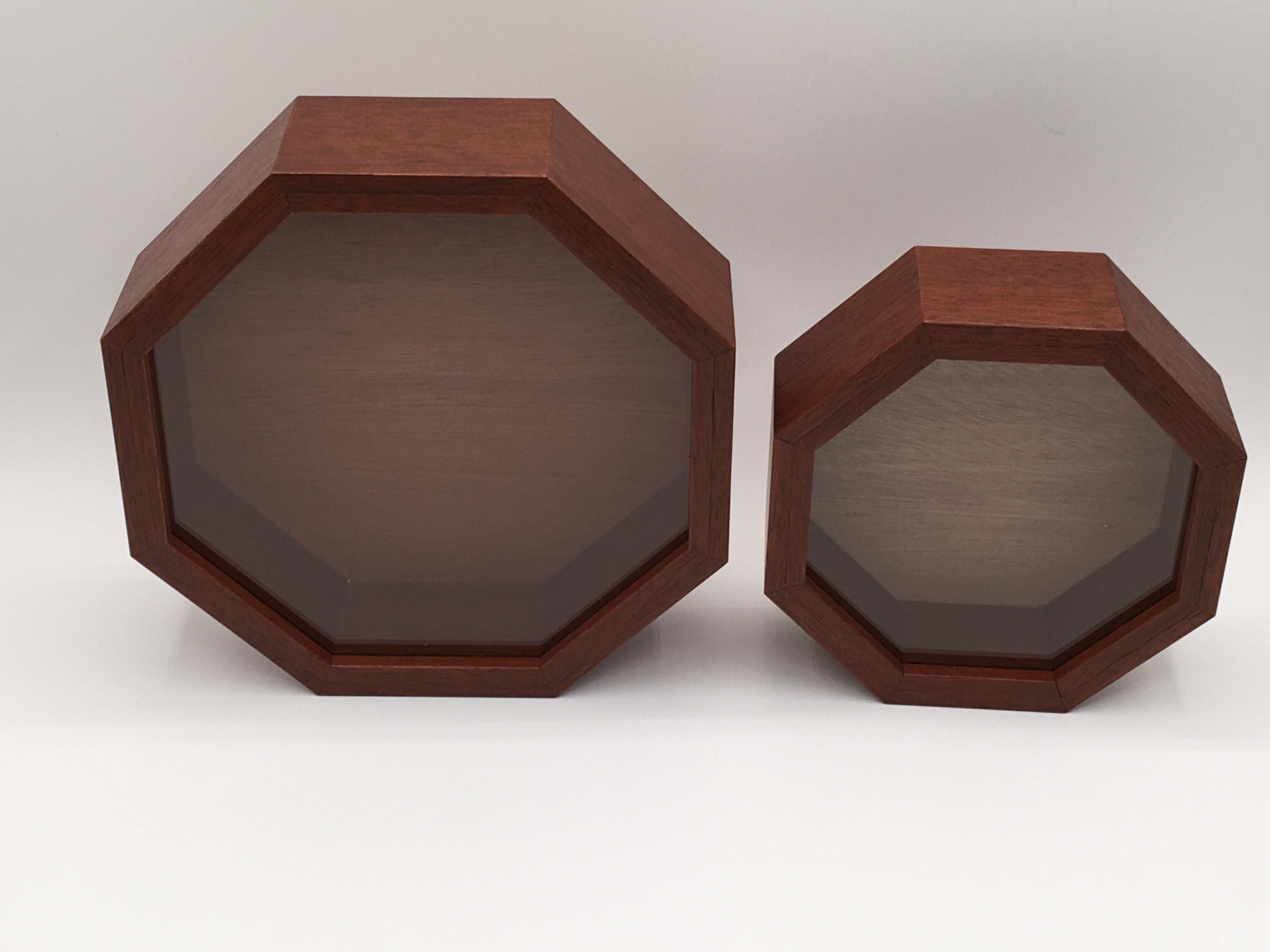 Octagon Box for Sailor Valentine; Display Case for Artwork or Keepsake ...