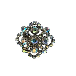 Vintage Juliana Style Aurora Borealis Pin Brooch