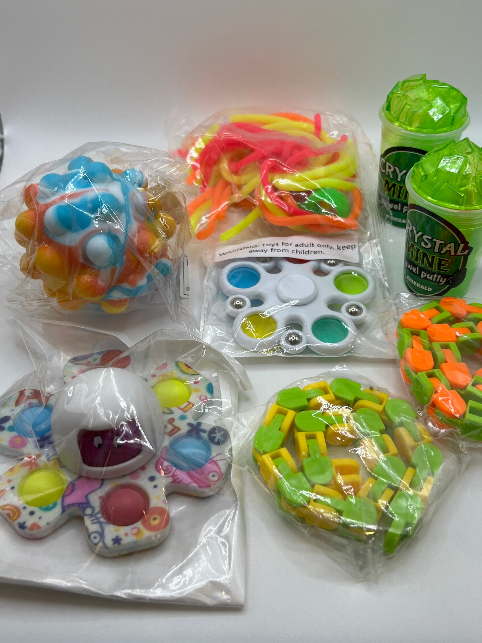 8 Mystery Fidget Toy Pack Surprise Fidget Toys Etsy