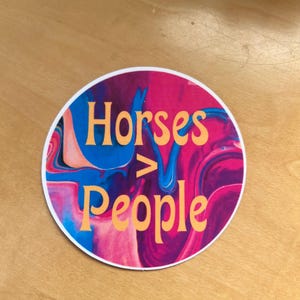 Horse-Themed Die-Cut Vinyl Stickers – Perfect for Horse Lovers!