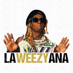 LaWeezyAna、黒と金、ルイジアナ、リル・ウェイン、laweezyana fest、デジタル デザイン **昇華用 PNG ファイル**