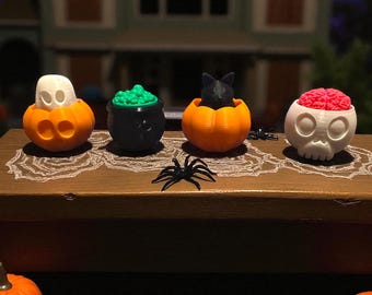 Halloween Fidget Clicker Keychain: Spooky Sensory Toy, Stress Relief Gift