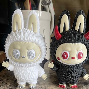Angel/Devil monster with moving eyes, 3d printed figure,Collectible