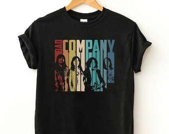 Bad Company Logo T Shirt Mens Licensed Rock N Roll Music Band
