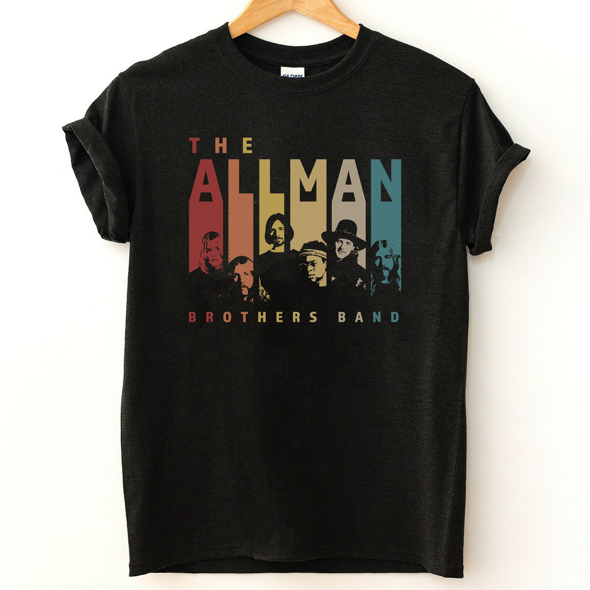 Discover Retro Vintage The Allman Brothers Band T-Shirt