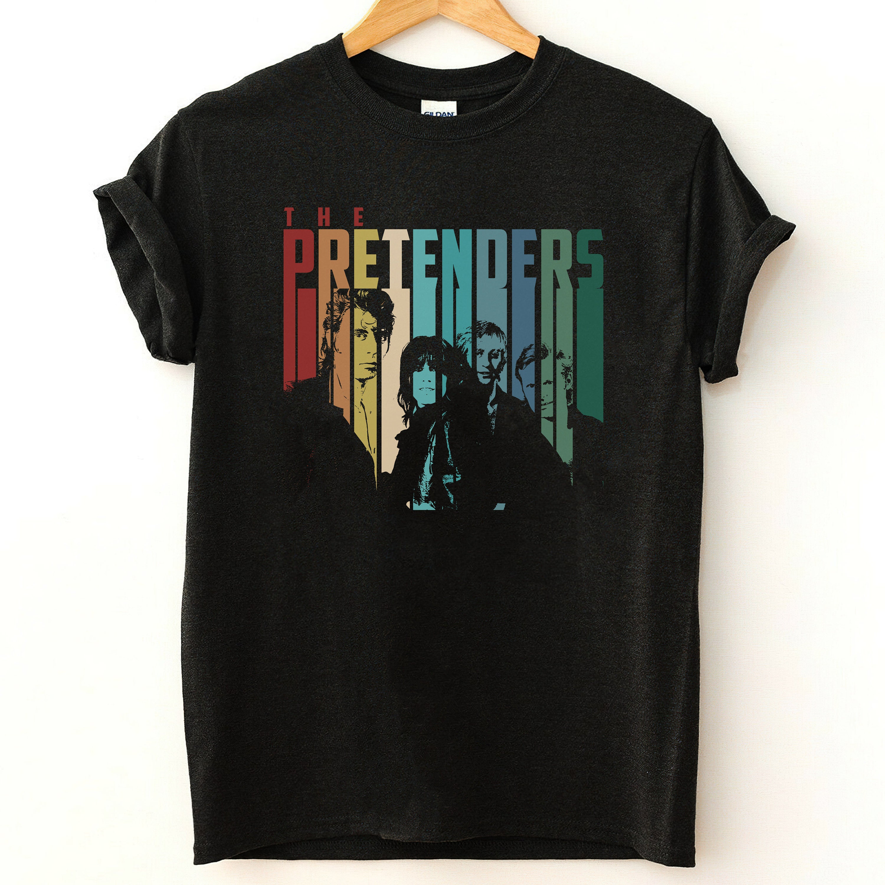 Discover Retro Vintage The Pretenders Band Band T-Shirt, The Pretenders Shirt, Retro Gift Tee For Woman and Man