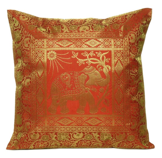 Pillow Cover/ Cushion Silk 16 X 16 Inch Decorative Pillow Etsy