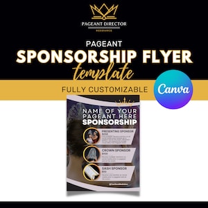 Sponsorflyer optocht: informatiebron voor optochtdirecteur: aanpassen in Canva