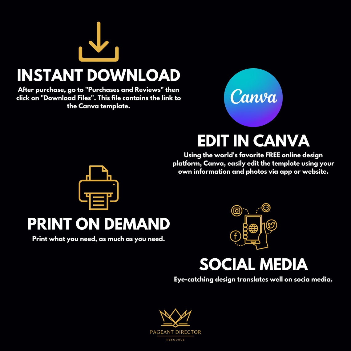 Headliner Pageant Paperwork Template - Pageant Director Resource ...