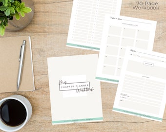 My Chapter Planner Workbook | Chapter Planning Worksheets | Story Plotting | Book Publishing | Printable PDF