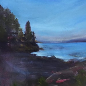 Evening Maine Painting