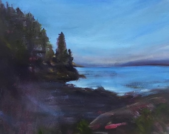 Evening Maine Painting