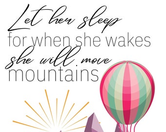 Let Her Sleep Print, Instant Download - Etsy
