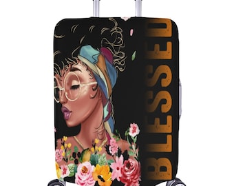 Just Blessed Luggage Cover