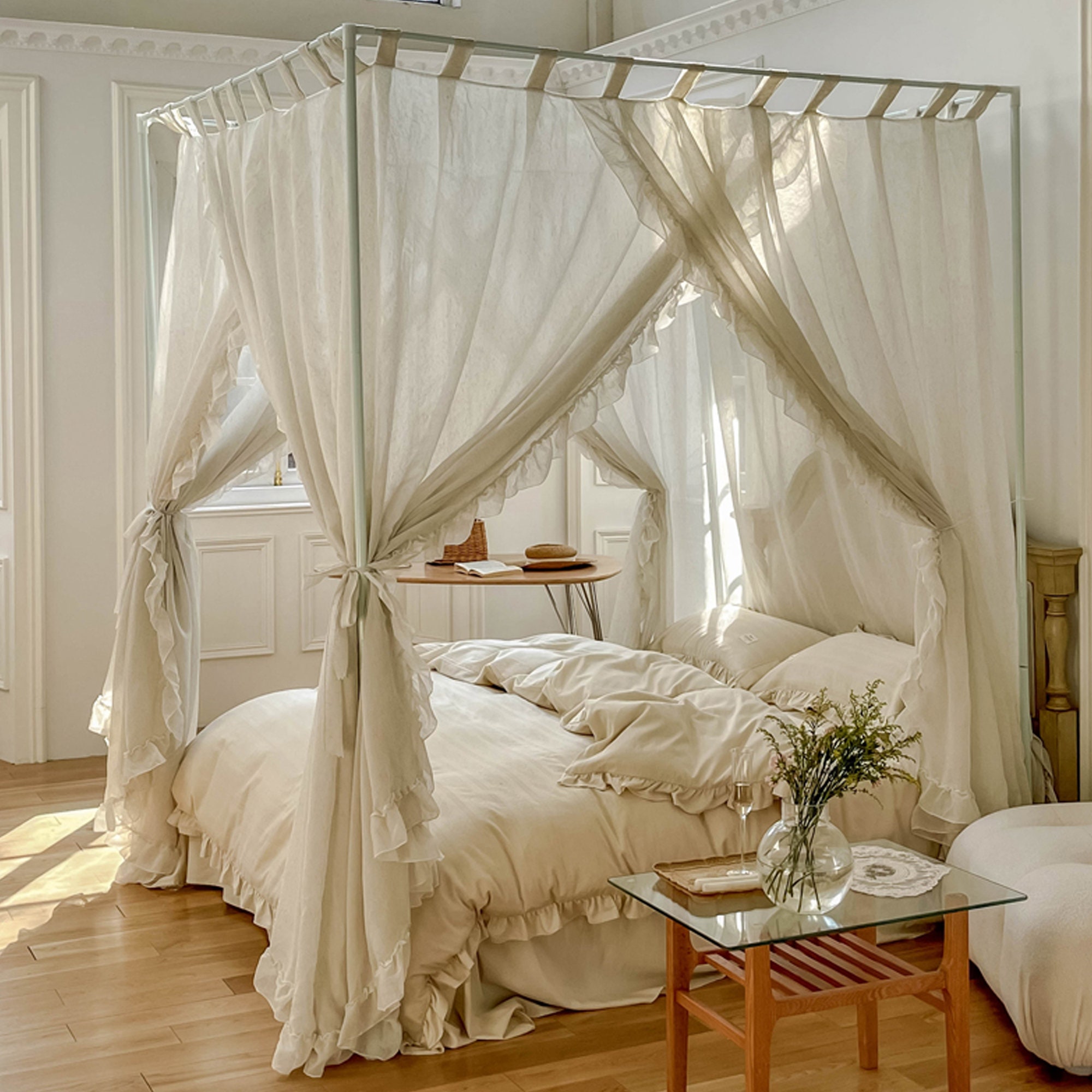 Bedspread for on sale 4 poster bed