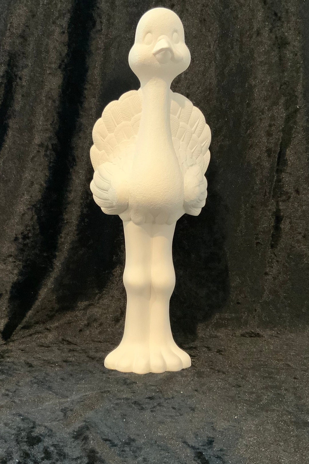 Tom Slim Turkey Ceramic Bisque, Ceramic Turkey, Fall Ceramics