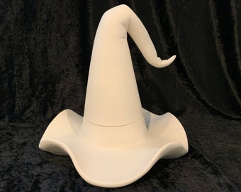 Witch Hat Ceramic Bisque, Cute Halloween Witch Hat, Cute Halloween Paintable Ceramics