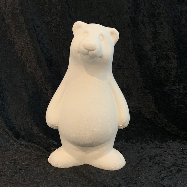 Ceramic Bear to Paint Etsy