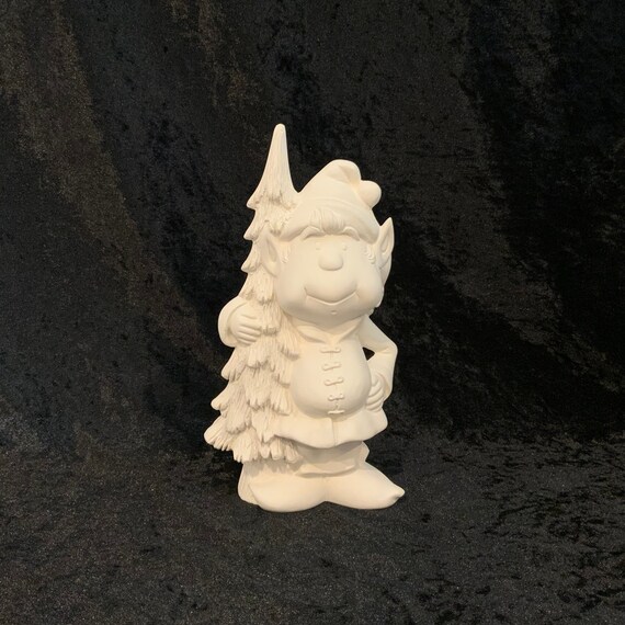 Elf Ceramic Bisque Clay Magic Jingle Elf Ceramic Bisque Etsy