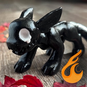 SIMON, Spooky Season Sculpture, Halloween Dragon Sculpture, Clay Dragon OOAK, Creepy Dragon, Spooky Figurine, Clay Creatures, October Dragon