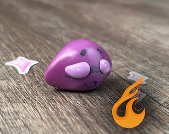 DELLO | Ardorling | Adorable Dragon, Clay Baby Dragon, Clay Dragon OOAK, Kawaii Clay Figures, Dragon Knick Knacks, OOAK Figurines, Cute Clay