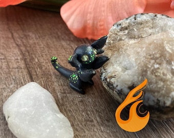 PERIDOT, Birthstone Dragon, OOAK Dragon, Clay Baby Dragon, Handmade Sculpture, Dragon Figurine, Clay Sculpture, August Birthstone
