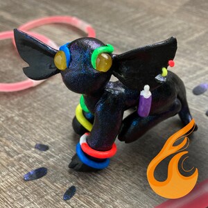 ESSENCE, Glow Dragon | Unique Cute Sculpture Kawaii Polymer Clay Figure Handmade Creature