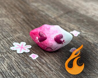 SLUSHIE | Ardorling | Unique Cute Sculpture, Clay Baby Dragon, Handmade Cute Figurine, Adorable Dragon, Kawaii Sculpture, Dragon Knick Knack