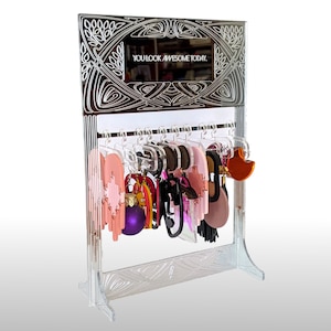 Earring Wardrobe - Earring Storage - Earring Storage - Art Deco - Acrylic Earrings