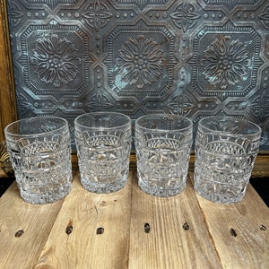 Crystal Barware Vintage Joska German Bavaria Tumblers