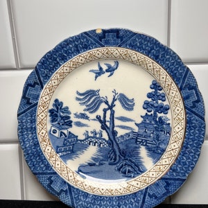 Booths Real Old Willow China 6.75” plate