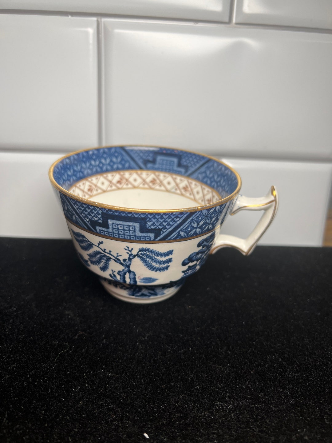 Booths Real Old Willow 3.5x2 5/8 Tea Cup - Etsy