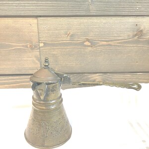 Vintage Brass Middle Eastern Coffee Boiler/Dallah