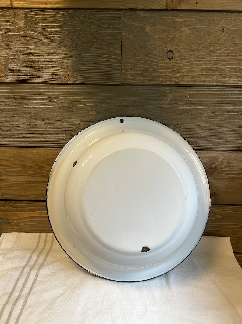 Farmhouse Enamelware Wash Basin Etsy