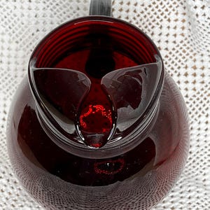 Anchor Hocking Ruby Glass Pitcher