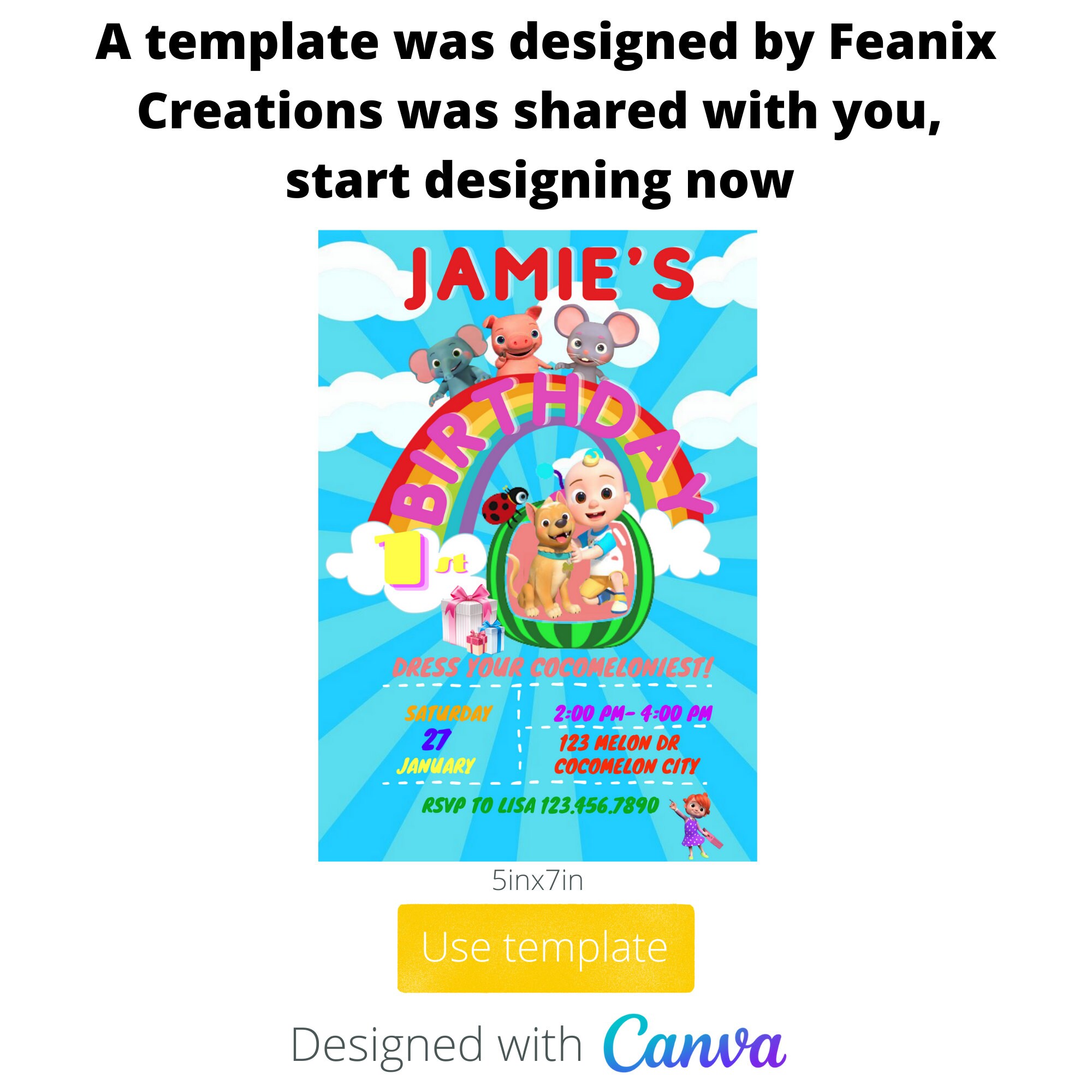 Invitation Birthday Invitation Etsy Canada