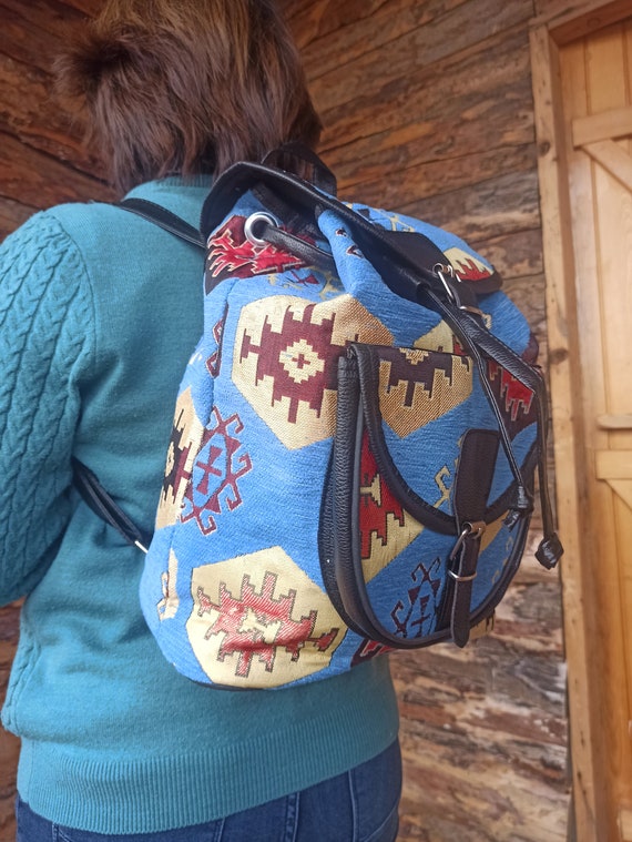 Drawstring Backpack, Rucksack, Laptop Backpack, B… - image 2