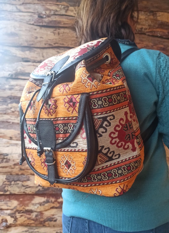 Drawstring Backpack, Rucksack, Laptop Backpack, B… - image 3