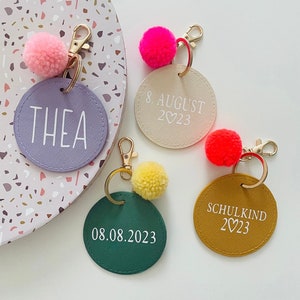 Personalized pendant with letter and name Hangies personalized Kletties for school bags Schoolchild 2024 JIPPIE SCHOOL CHILD image 8