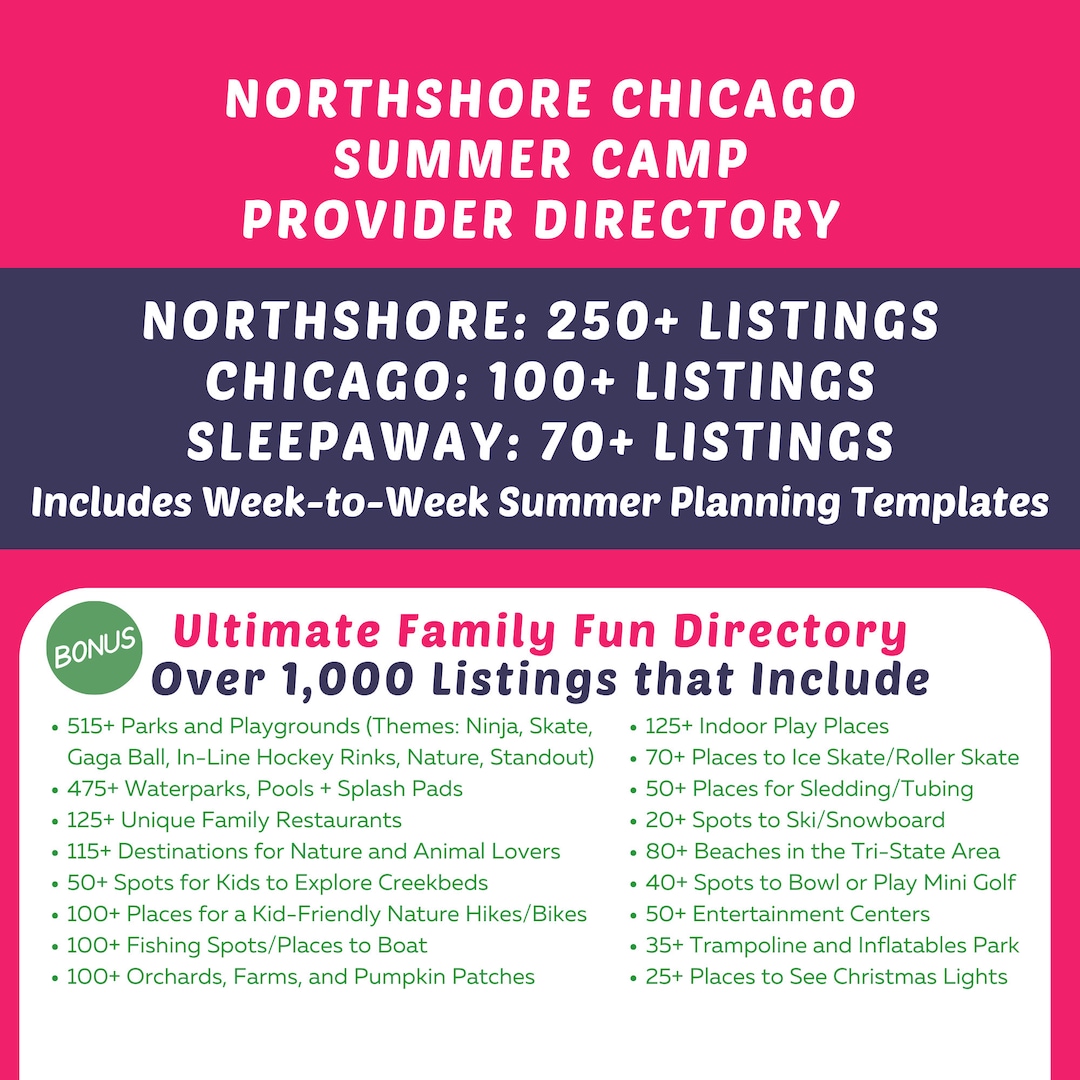 Northshore Suburbs Chicago Summer Camp Directory 250 Camp Provider