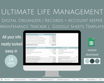 Abundant Life Planner All-in-one Printable Life Management - Etsy