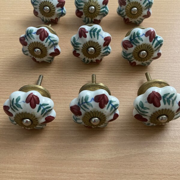 Ceramic Drawer Pulls Etsy